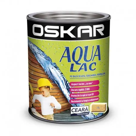 Oskar Aqua Lac pentru lemn Pin 2.5l pe baza de apa Plată securizată