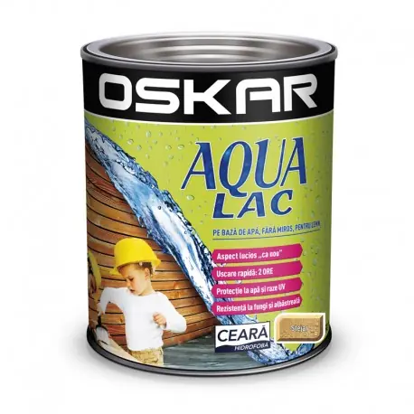 Oskar Aqua Lac pentru lemn Stejar 2.5l pe baza de apa Super ofertă