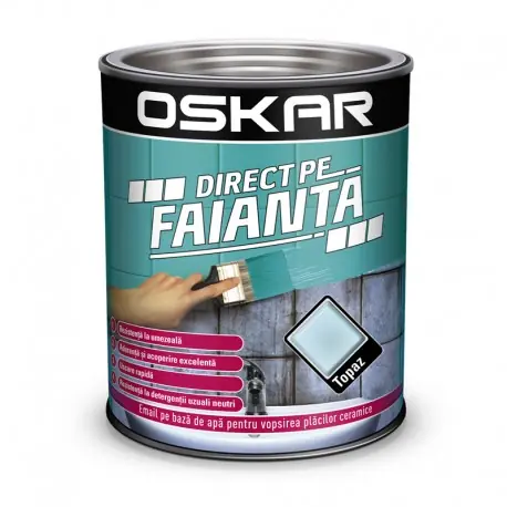 Vopsea Oskar Direct pe Faianta Bleu Topaz Livrare rapidă