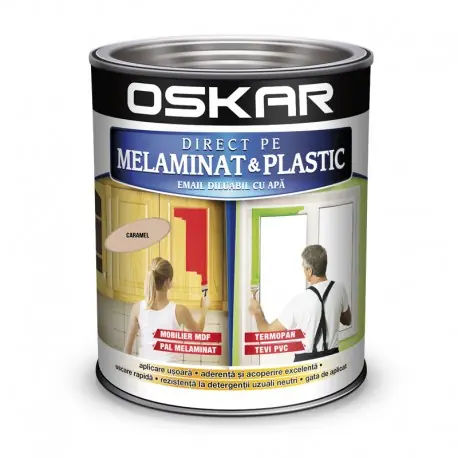 Ofertă specială Vopsea Oskar Direct pe Melaminat si Plastic Bej Caramel