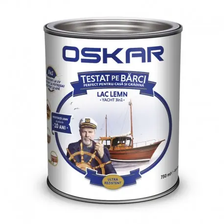 Lac pentru lemn Oskar Yacht 3 in 1 Cires japonez 0.75L Cumpără online