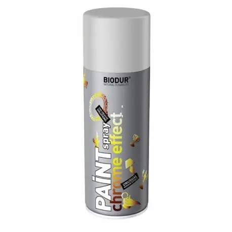 Spray crom vopsea argintie Biodur Chrome Effect Preț redus