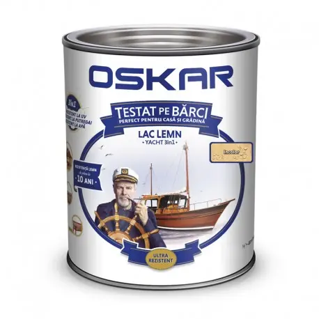 Plată sigură Lac pentru lemn Oskar Yacht 3in1 incolor 0.75L