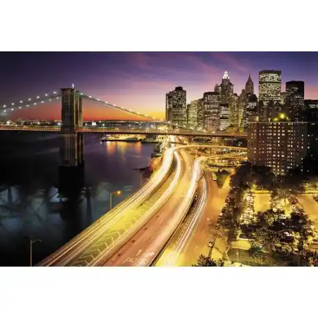 Fototapet New York - lumini nocturne Doar azi