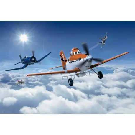 Fototapet Planes - Cursa deasupra norilor Ofertă limitată