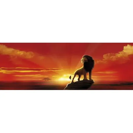 Fototapet Lion King - Apus de soare Noutate