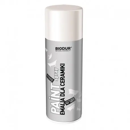 Spray vopsea efect portelan Biodur alb pentru cada Lichidare de stoc