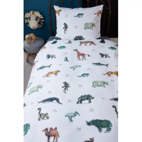 Lichidare de stoc Lenjerie pat copii cu animale