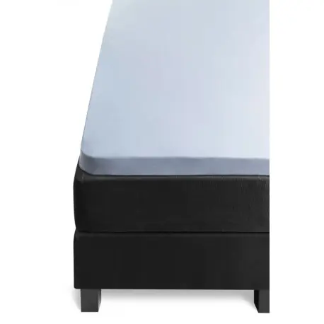 Cearceaf topper Jersey bleu 160x200 cm Reducere de preț