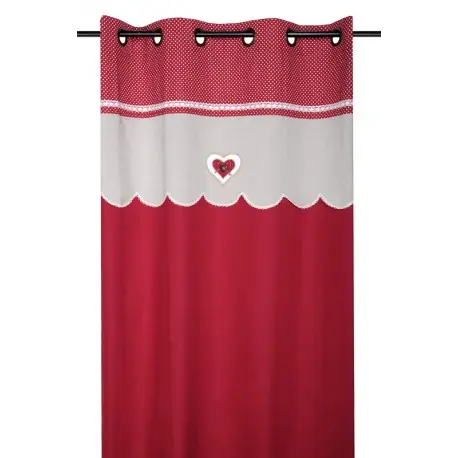 Draperie dormitor Lyna rosie Expediere rapidă