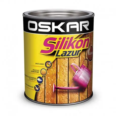 Cel mai vândut Lazura lemn Oskar Silikon Lazur Mahon 2.5L