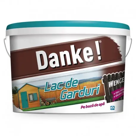 Lac pentru garduri Danke Wenge 8L Preț redus