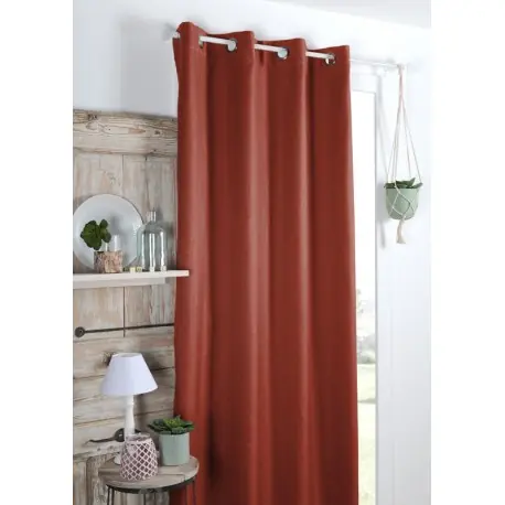 Draperie opaca Copenhague caramizie Promoție