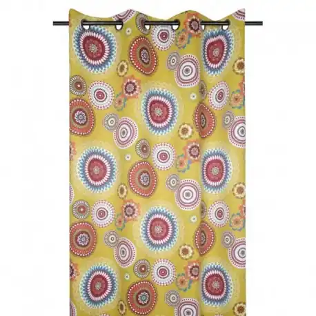 Super ofertă Draperie galbena cu mandale Asayo