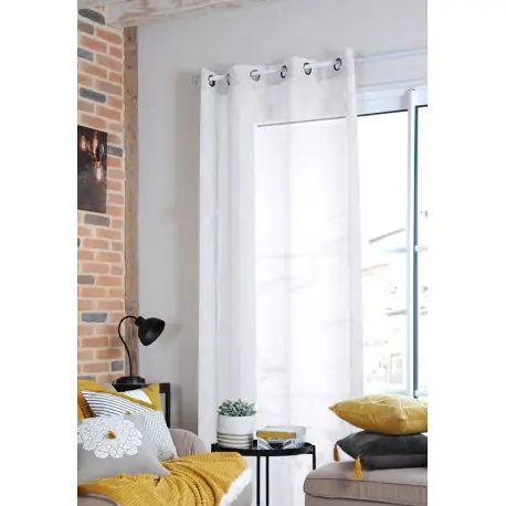 Perdea living Springfield alba Livrare rapidă