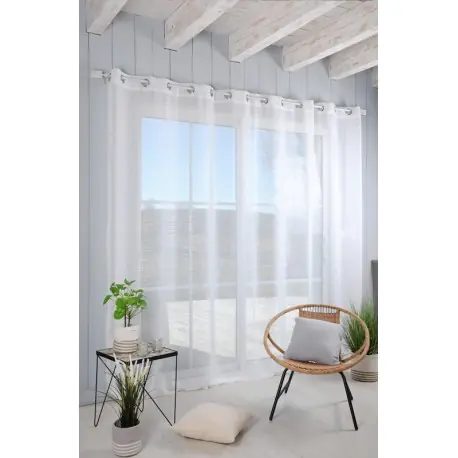 Perdea living alba Celian Ieftin