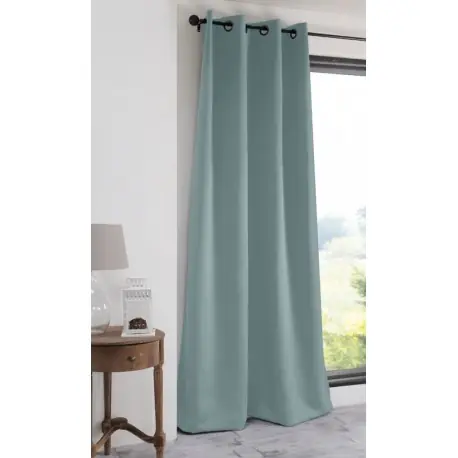 Draperie opaca Notte Jade Lichidare de stoc