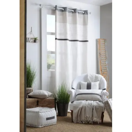 Premium Draperie bumbac cu dungi Monica