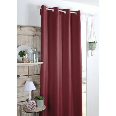 Retur ușor Draperie opaca Copenhague rosie