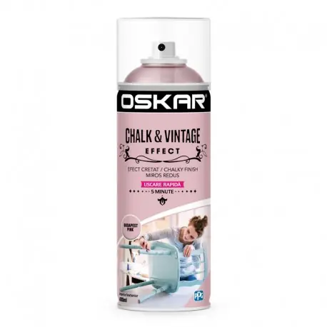 Vopsea creta spray Oskar Budapest Pink Reducere