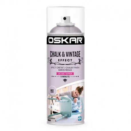 Vopsea creta spray Oskar Dirty Liliac Calitate înaltă