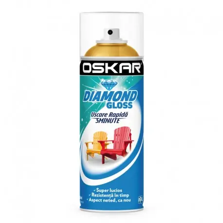 Retur ușor Spray galben RAL 1023 Oskar Diamond Gloss