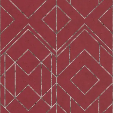 Tapet geometric Ava rosu burgund Reduceri