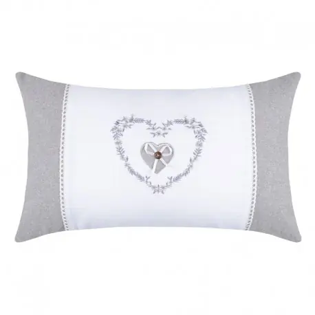 Disponibil imediat Pernuta decorativa Pauline alb-gri