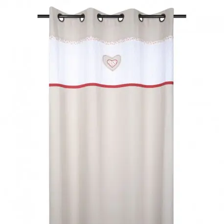 Expediere rapidă Draperie dormitor Amelia cu inimioara