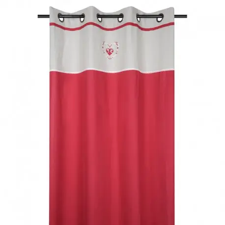 Cel mai bun preț Draperie rosie rustica Pauline