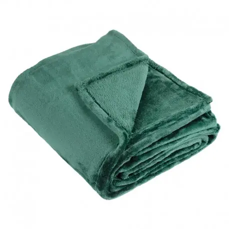 Cuvertura pufoasa Pilonga verde Reducere specială