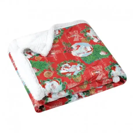Patura Craciun rosie Jinglebells Ofertă limitată