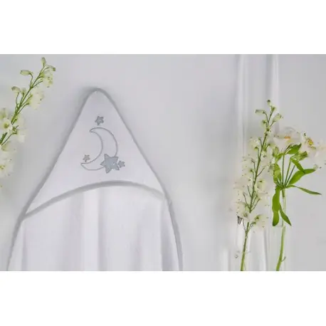 Prosop baie bebe cu stelute gri Cumpără online
