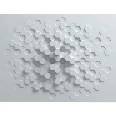 Fototapet cu efect 3D Hexagoane Livrare rapidă