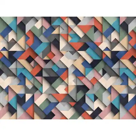 Fototapet geometric multicolor Comandă acum