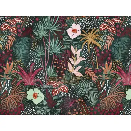 Fototapet eclectic Plante tropicale Chilipir