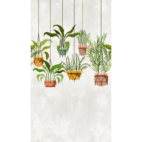 Super ofertă Fototapet living cu motive botanice