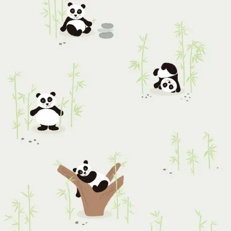 Tapet camera copii Ursi Panda Ofertă exclusivă