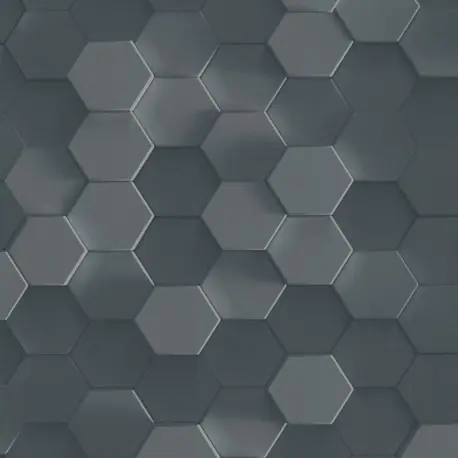Tapet 3D Hexagoane antracit Cumpără acum