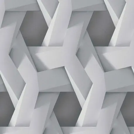 Super ofertă Tapet 3D cu model geometric gri
