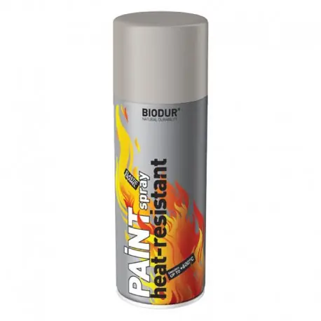 Disponibil imediat Vopsea rezistenta la temperatura spray argintiu