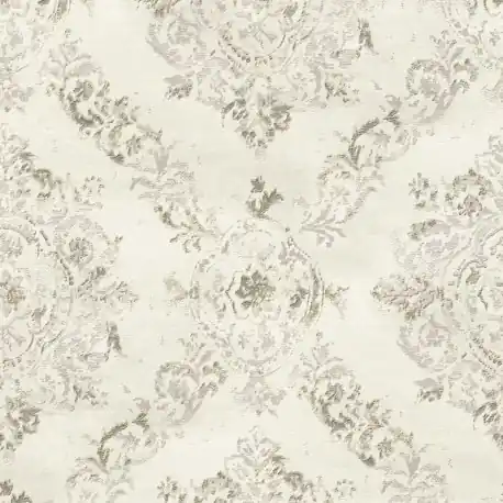 Cumpărături sigure Tapet baroc crem cu aspect textil