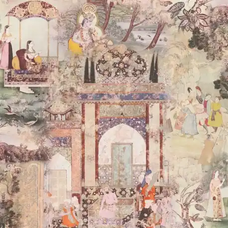 Mai ieftin Tapet oriental cu design indian