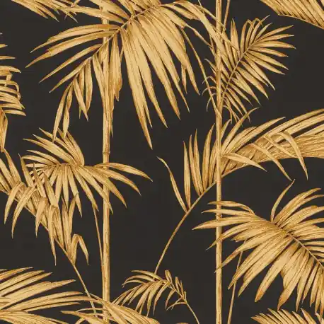 Mai ieftin Tapet Jungla negru-auriu