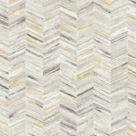 Expediere rapidă Tapet zigzag Geo Effect alb-gri