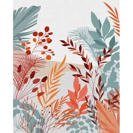 Fototapet design Plante tropicale Disponibil imediat