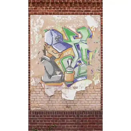 Fototapet Graffiti Autoportret Ultima șansă
