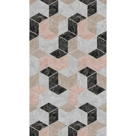 Lichidare de stoc Fototapet geometric Romburi marmorate