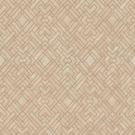 Tapet Art Deco bej Reducere specială