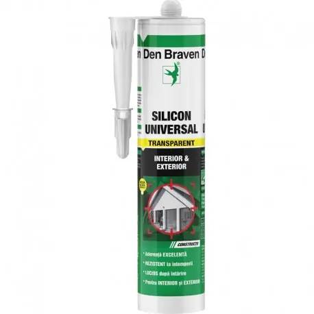 Chilipir Silicon universal transparent Den Braven 280 ml